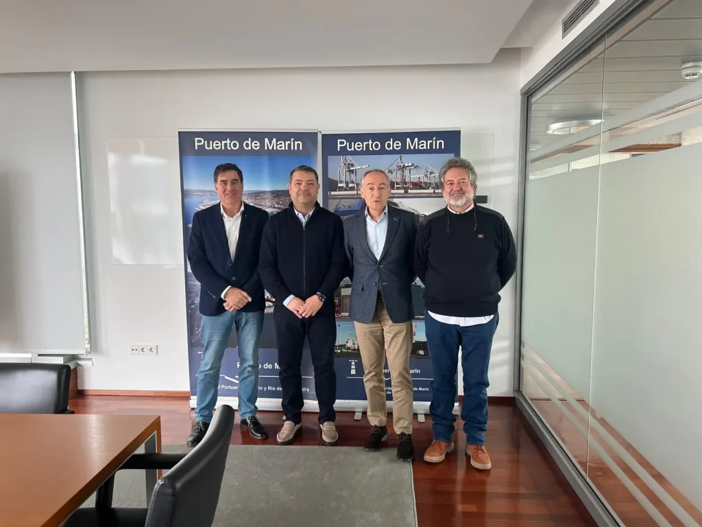 Encuentro con el presidente del Puerto de Marín
